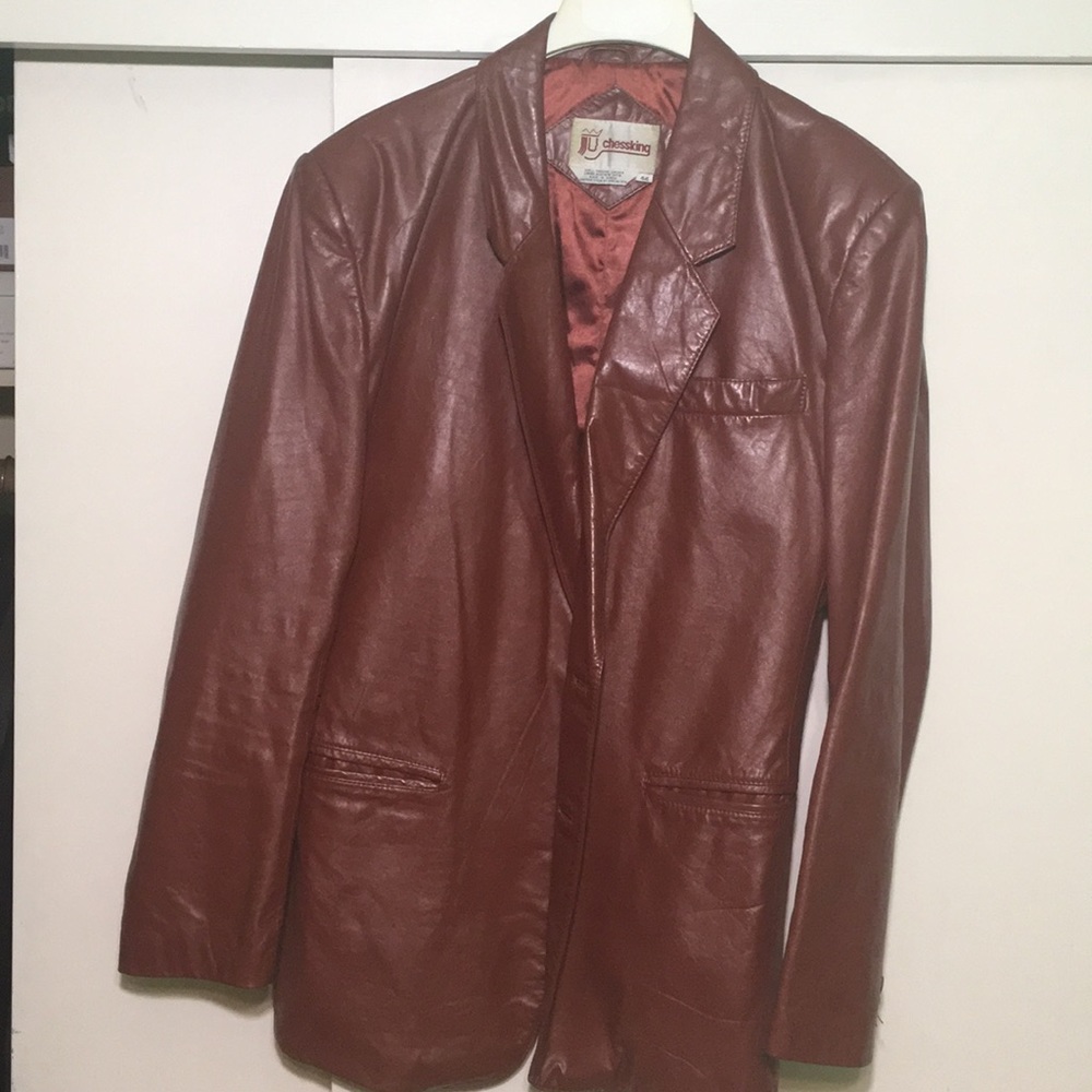 Vintage Men’s leather blazer
